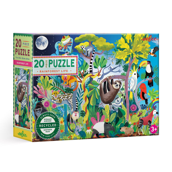 Rainforest Life 20 Piece Eeboo Puzzle