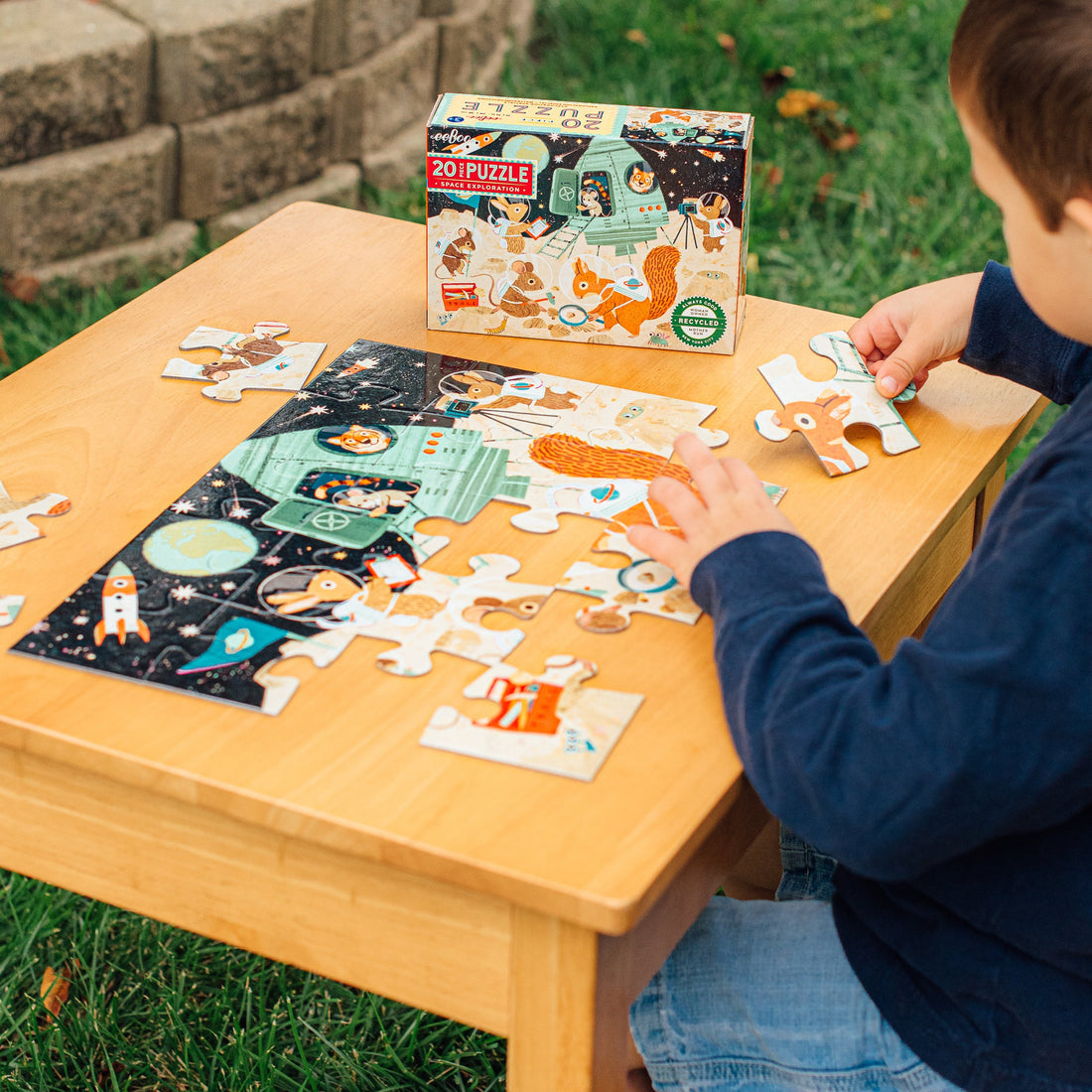 Space Exploration 20 Piece Eeboo Puzzle