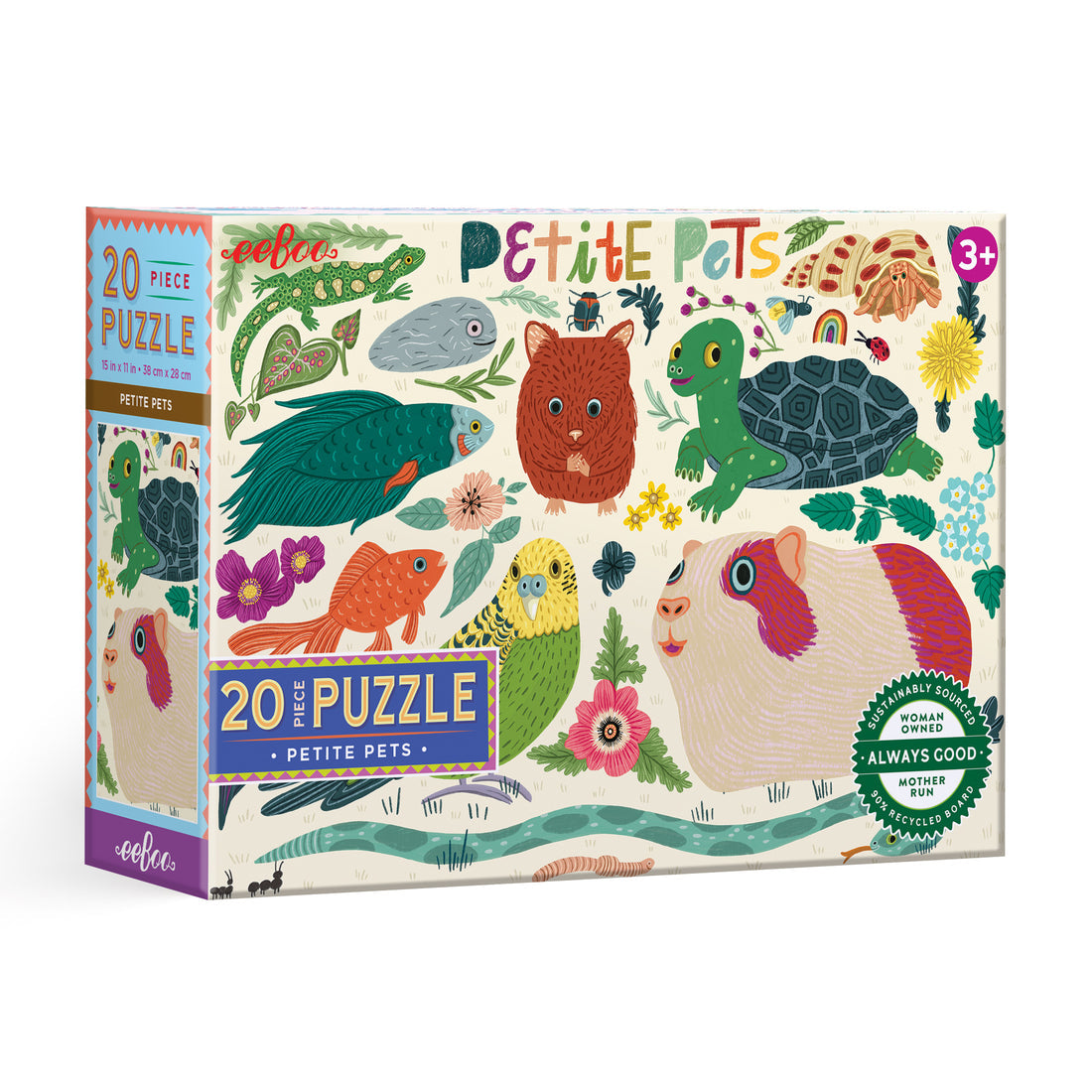 Petite Pets 20 Piece Eeboo Puzzle