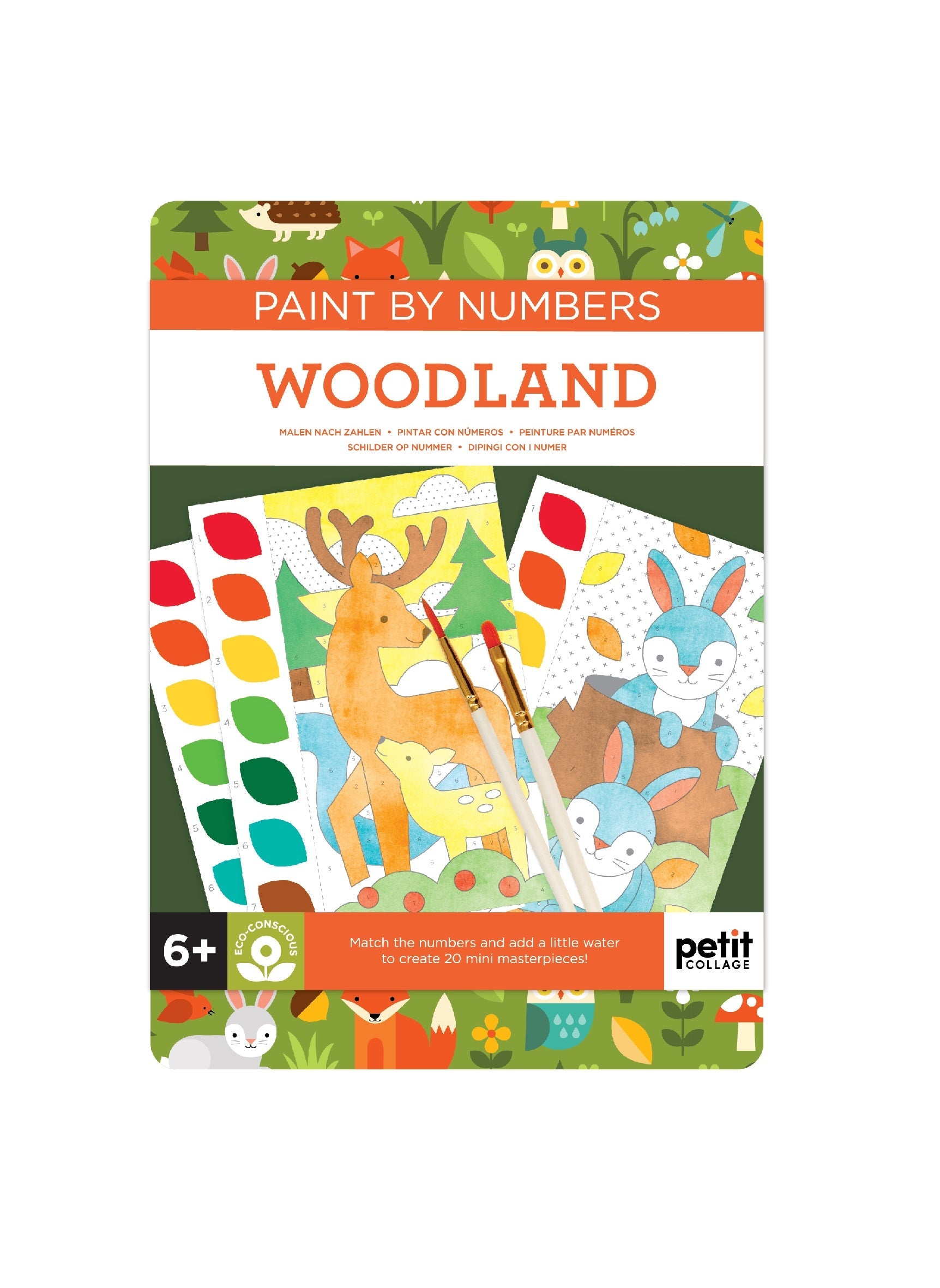 Woodland Paint By Numbers | Petit Collage