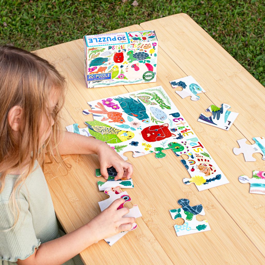 Petite Pets 20 Piece Eeboo Puzzle