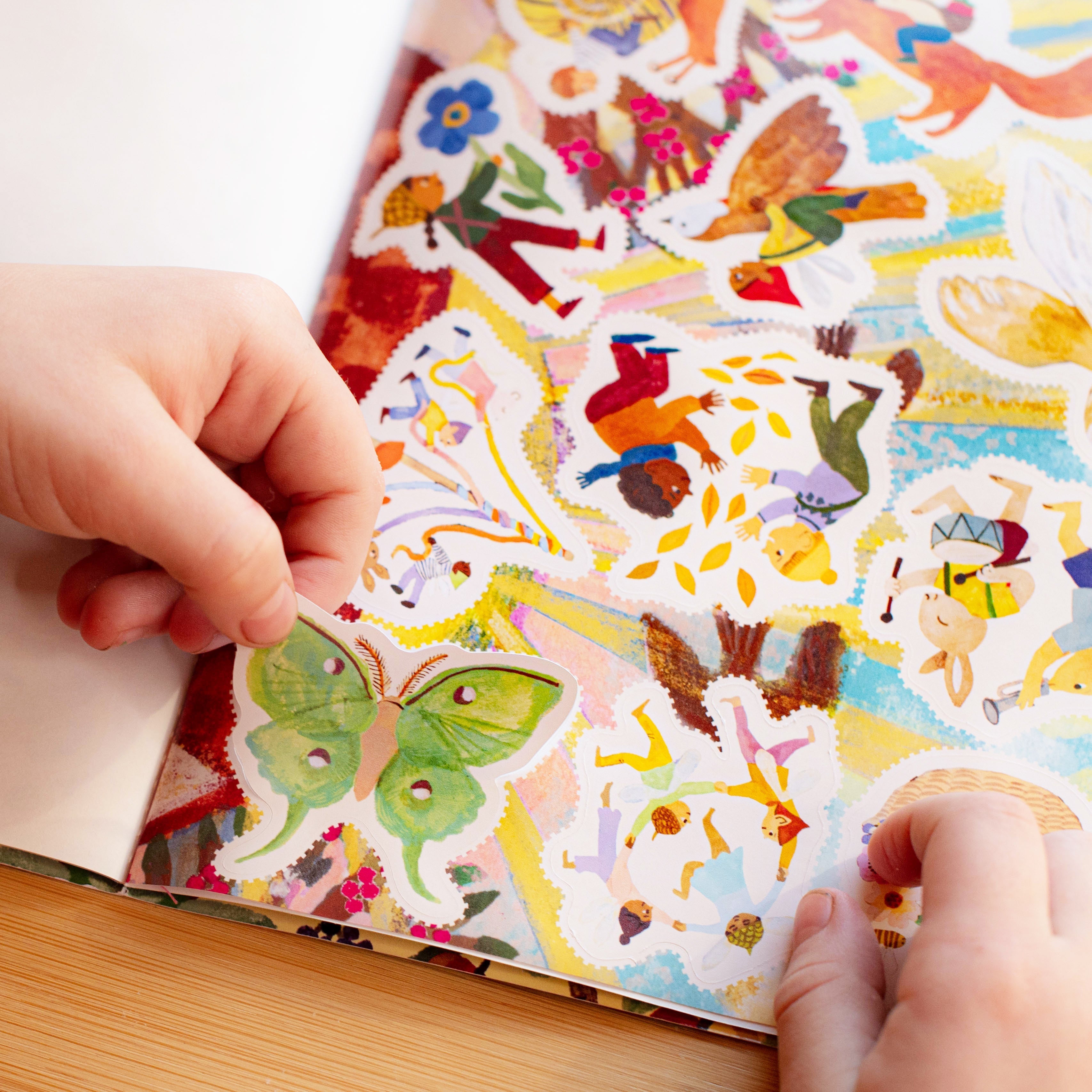 Cottage Fairies | Eeboo Shiny Sticker Book