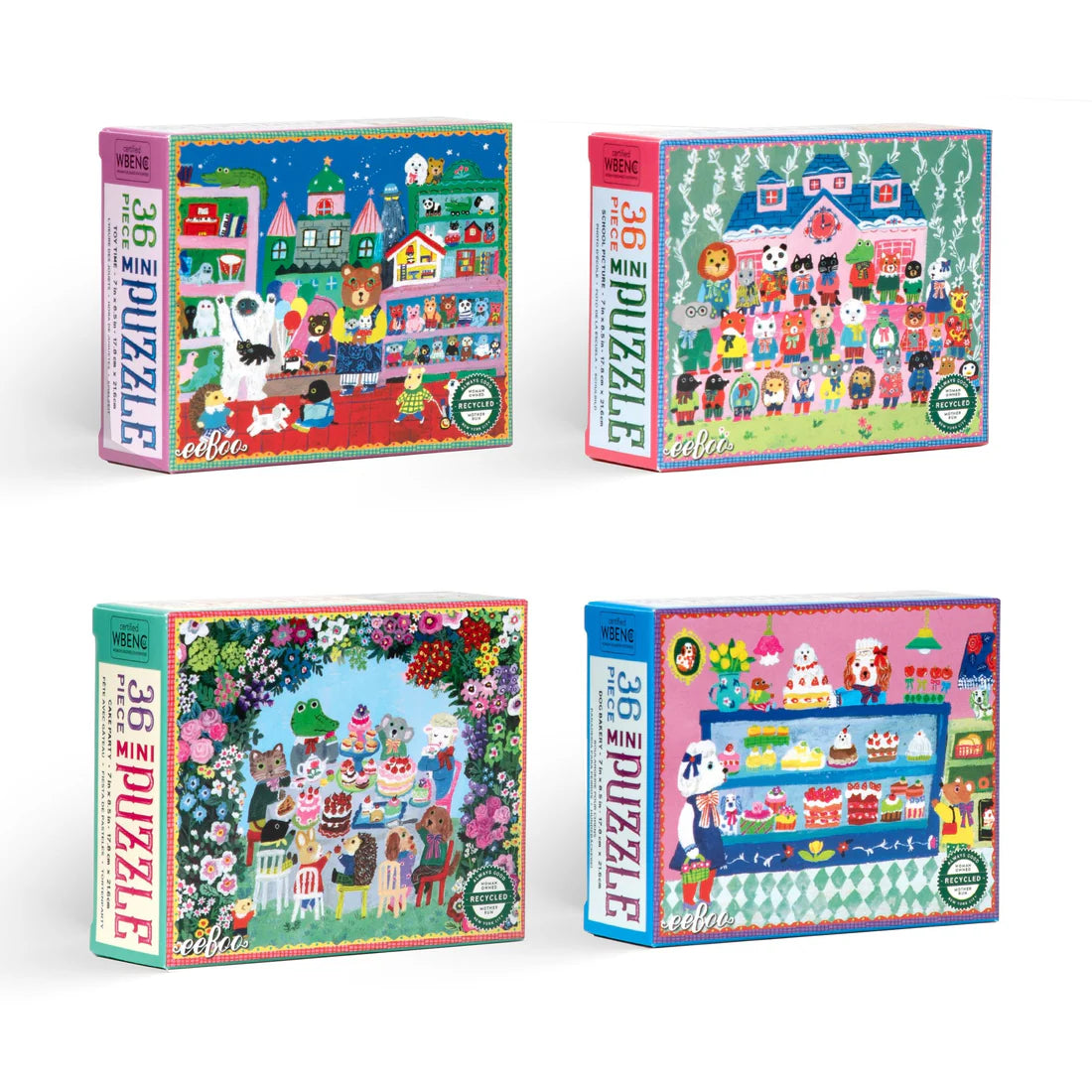 Yumi's 36 Piece Mini Eeboo Puzzle