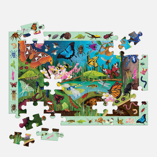 Bugs & Butterflies 64 Piece Search & Find Mudpuppy Puzzle