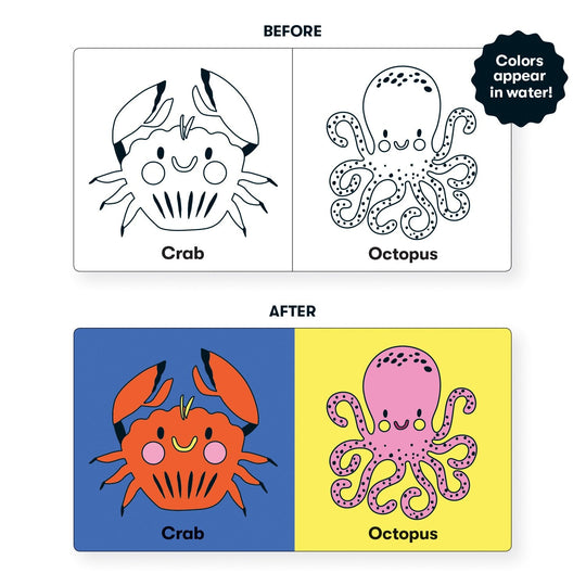 Color the Ocean | Color Magic Bath Book
