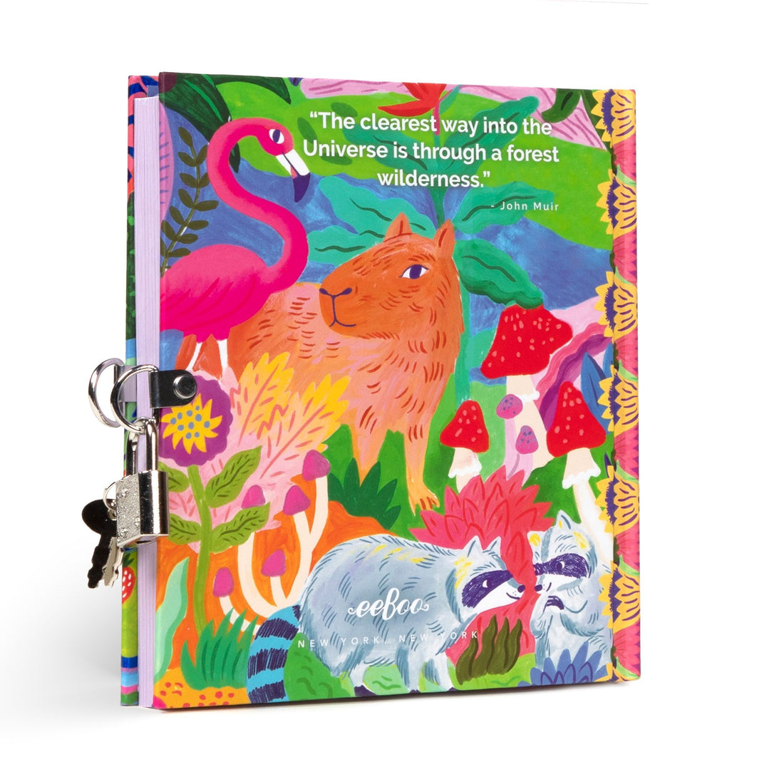 Fawn & Sun Locked Diary | eeBoo