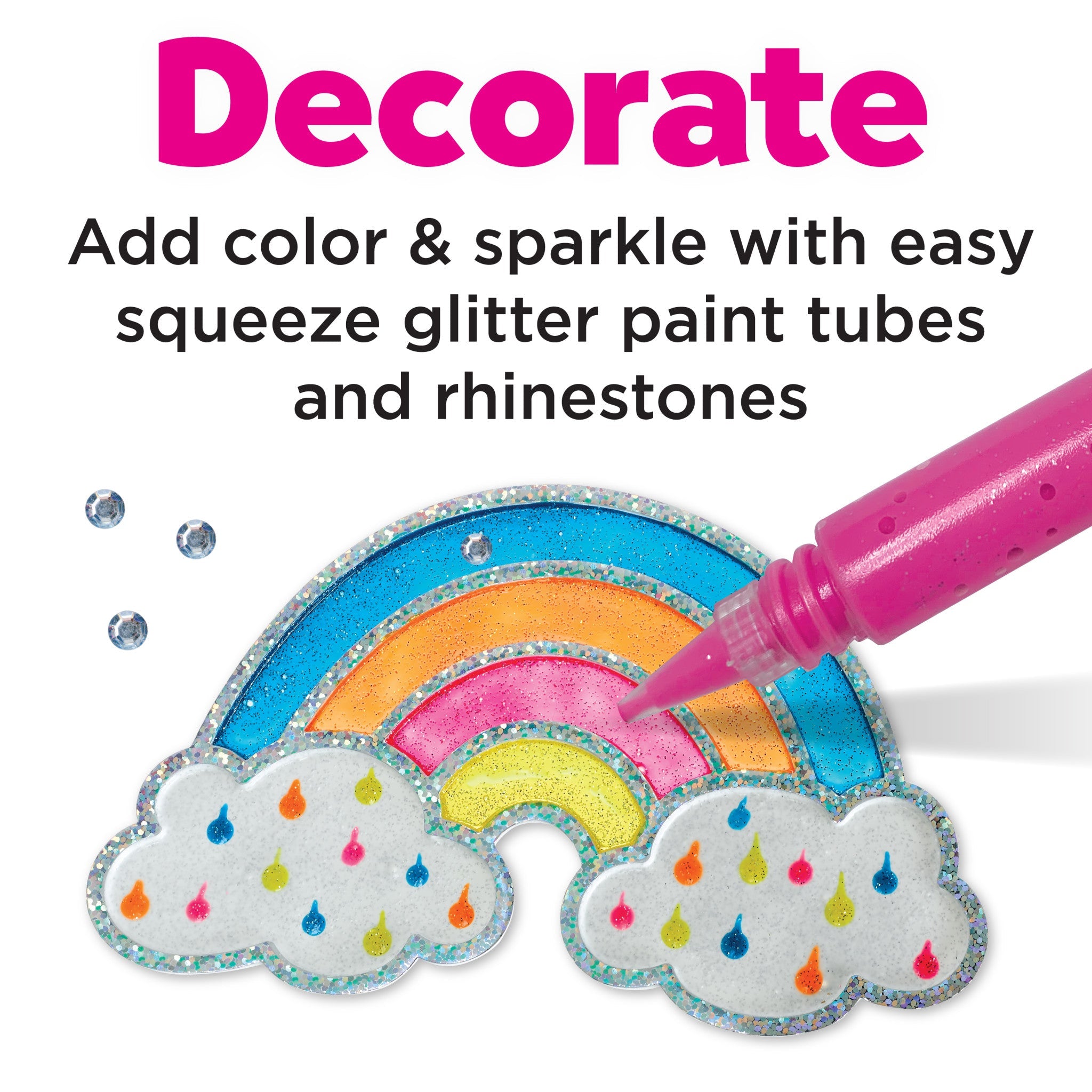 Easy Sparkle Window Art | Creativity For Kids