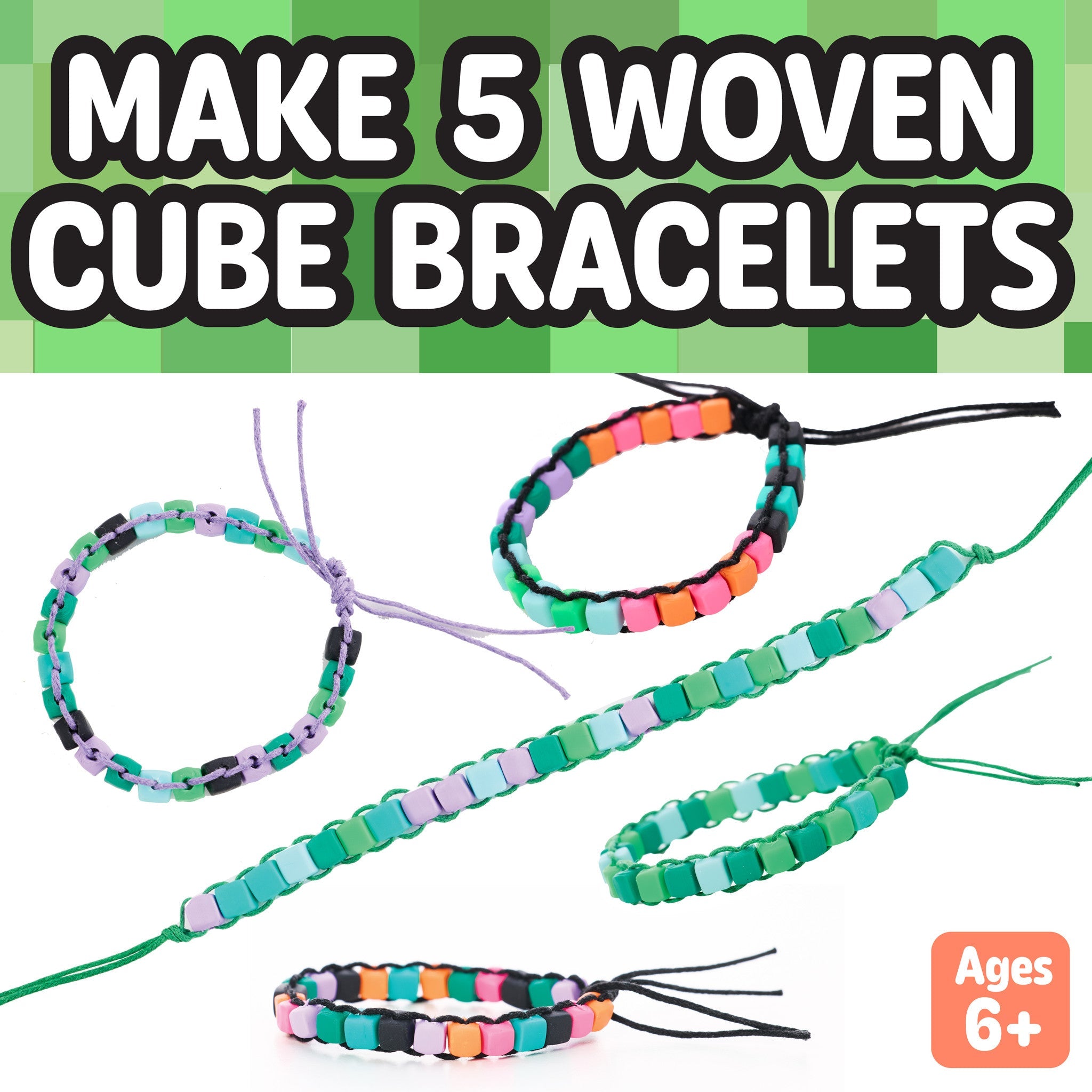 Woven Cube Bracelets | Creativity For Kids