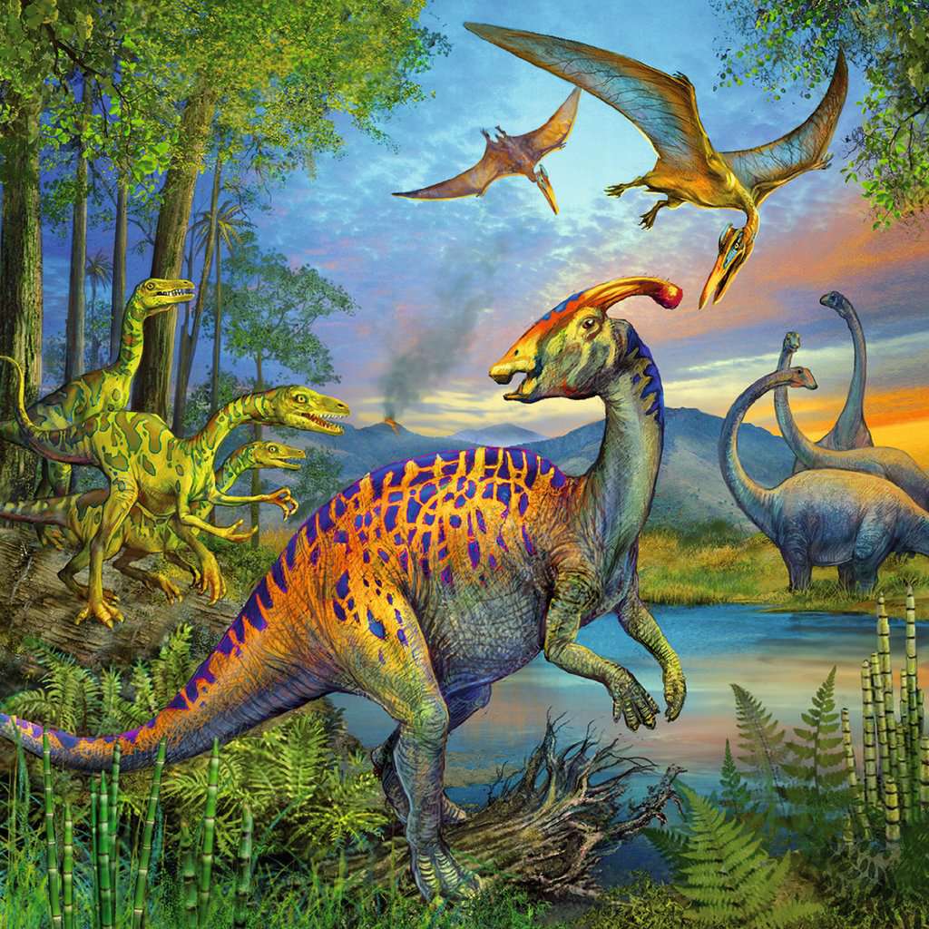 Dinosaur Fascination 3x49 piece Ravensburger Puzzle Kaboodles Toy Store - Victoria