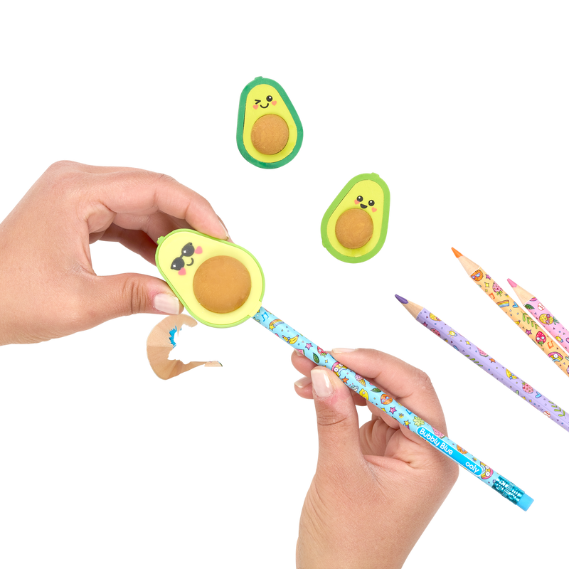 Avocado Love Eraser and Sharpener Kaboodles Toy Store - Victoria