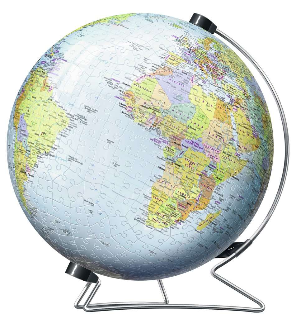 3D Globe Puzzle 540 pieces by Ravensburger Kaboodles Toy Store - Victoria