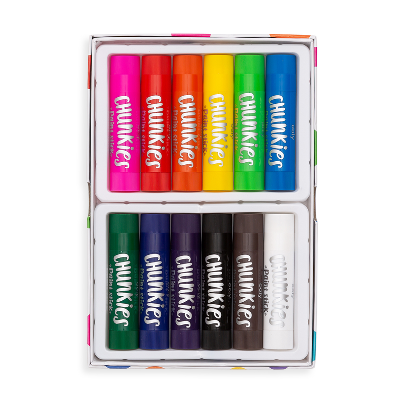 Chunkies Paint Sticks Set of 12 Classic | Ooly