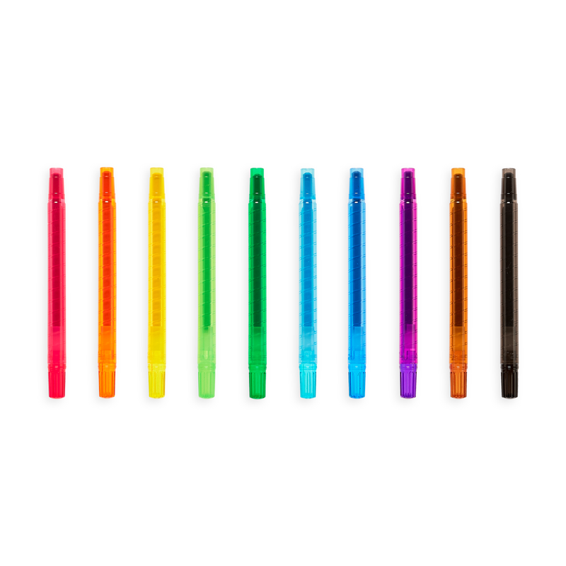 Yummy Yummy Scented Twist-Up Crayons | Set of 10