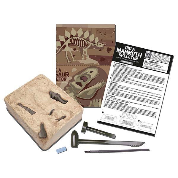 KidzLabs: Dig a Mammoth Skeleton Kaboodles Toy Store - Victoria