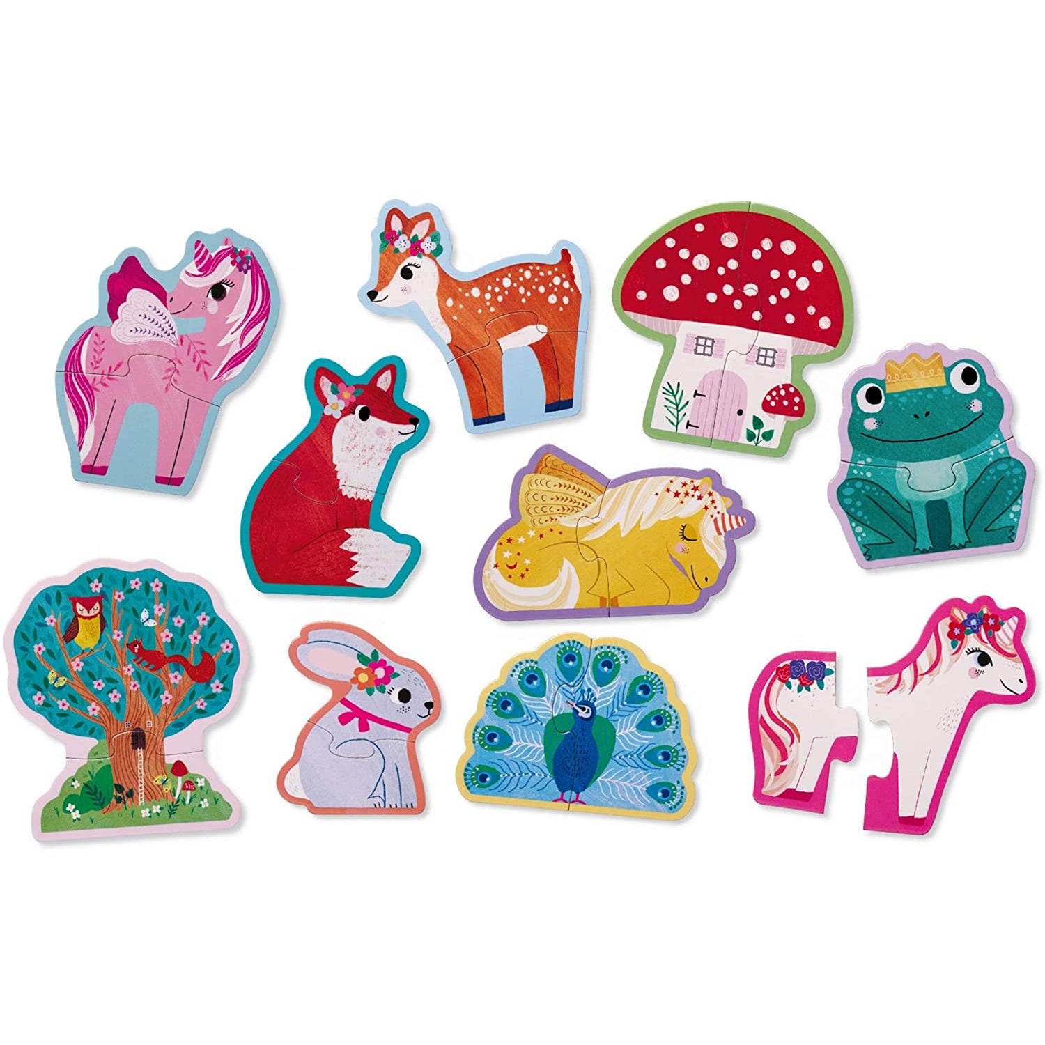 Unicorn Let's Begin Puzzles by Crocodile Creek Kaboodles Toy Store - Victoria