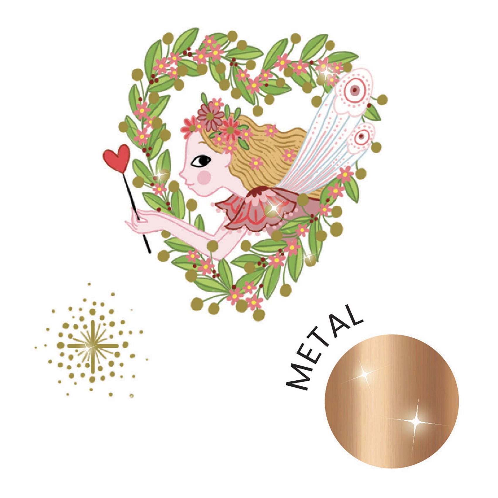Fairy Friends Temporary Tattoos | Djeco