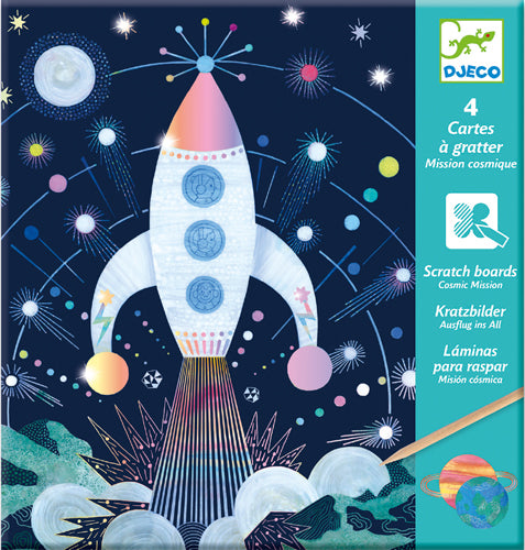 Scratch Board | Cosmic Mission Kaboodles Toy Store - Victoria