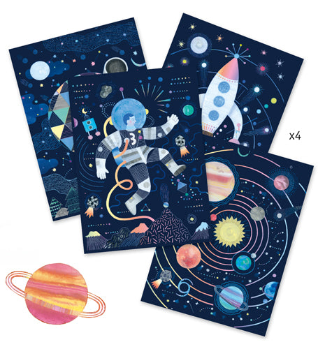 Scratch Board | Cosmic Mission Kaboodles Toy Store - Victoria