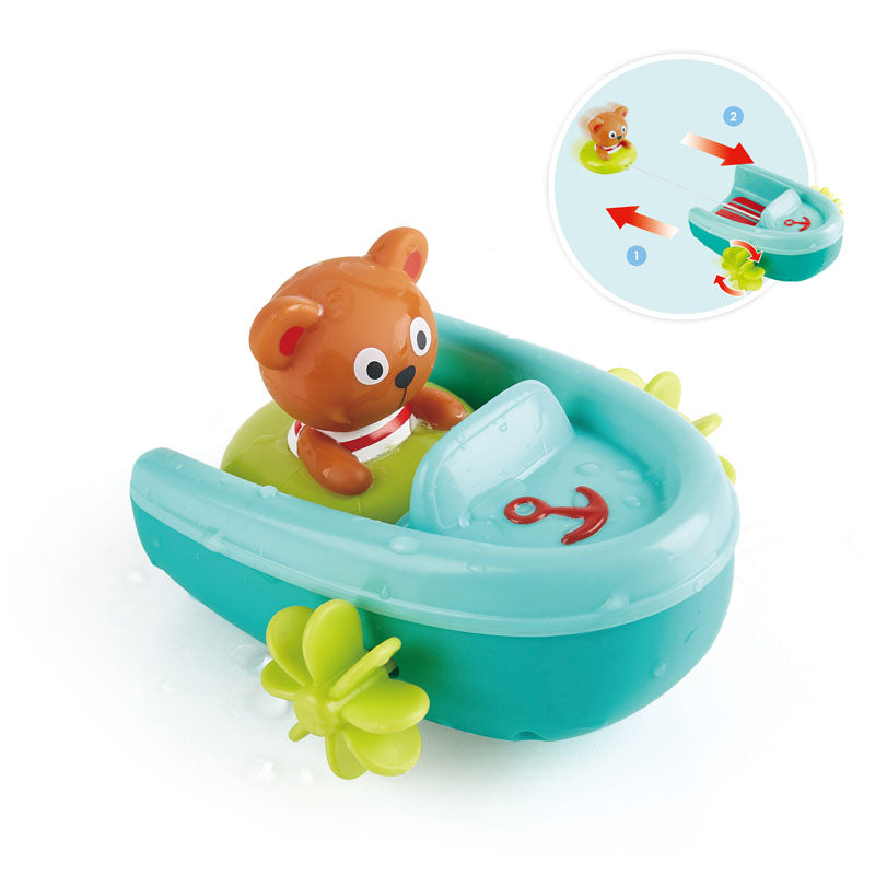 Tubing Pull-Back Boat | Hape