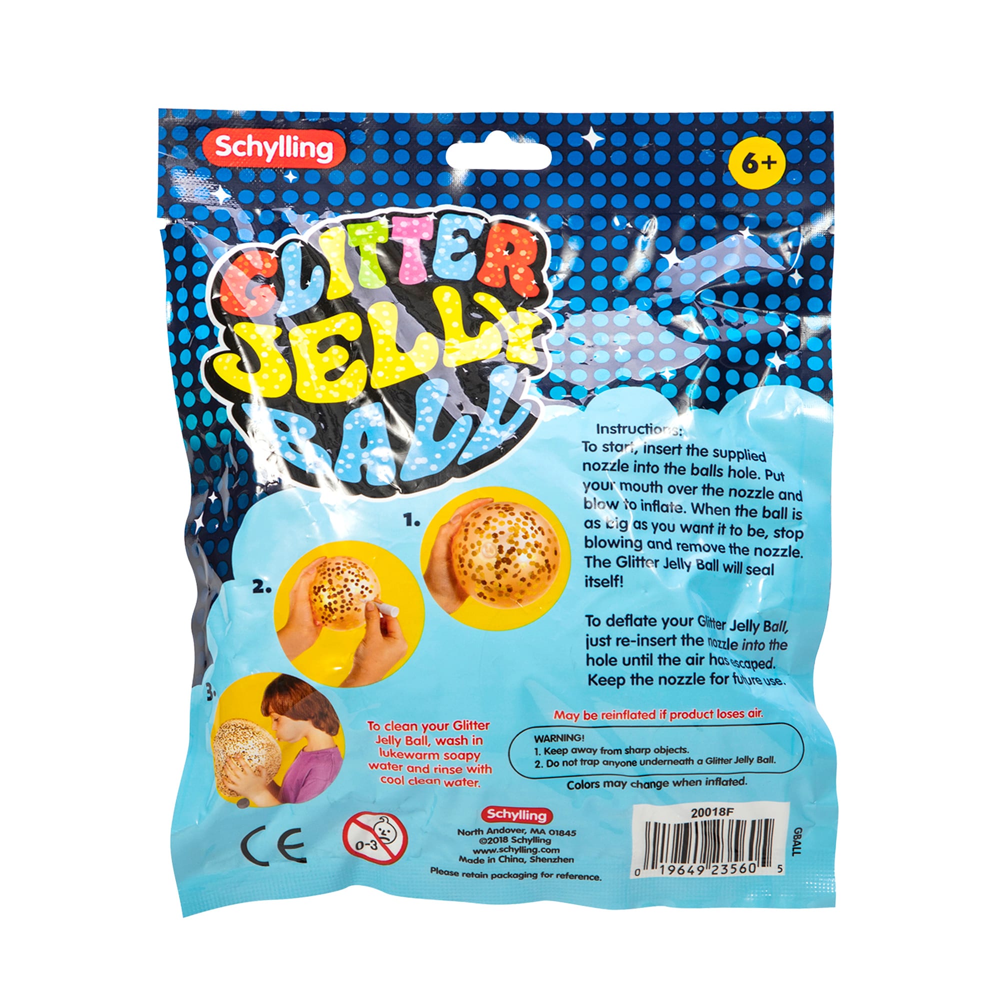 Jumbo Glitter Jelly Ball