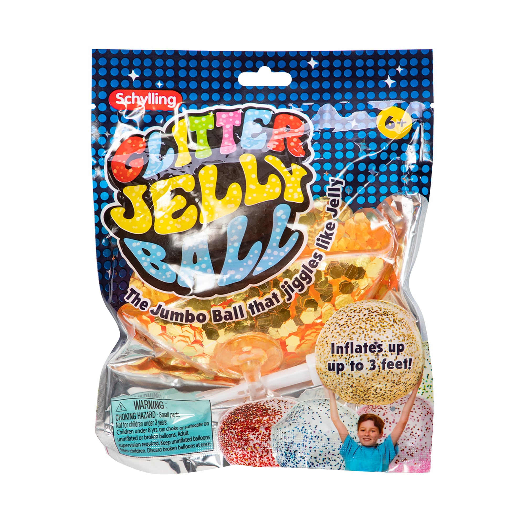Jumbo Glitter Jelly Ball